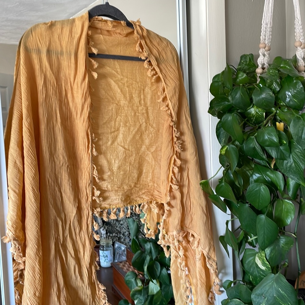 Yellow Scarf / Cover up